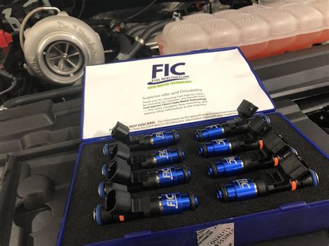 Fic injectors - Description: LSA, LS3, LS7, L76, L92, L99 Fuel Injector Clinic Injector Set of 8 x 1200cc Saturated / High Impedance Ball & Seat Injectors. These injectors utilize the latest technology and provide great linearity and short pulse width repeatability. Drop in plug fitment! Fuel Injector Clinic injector sets are precisely flow matched to within 1%.